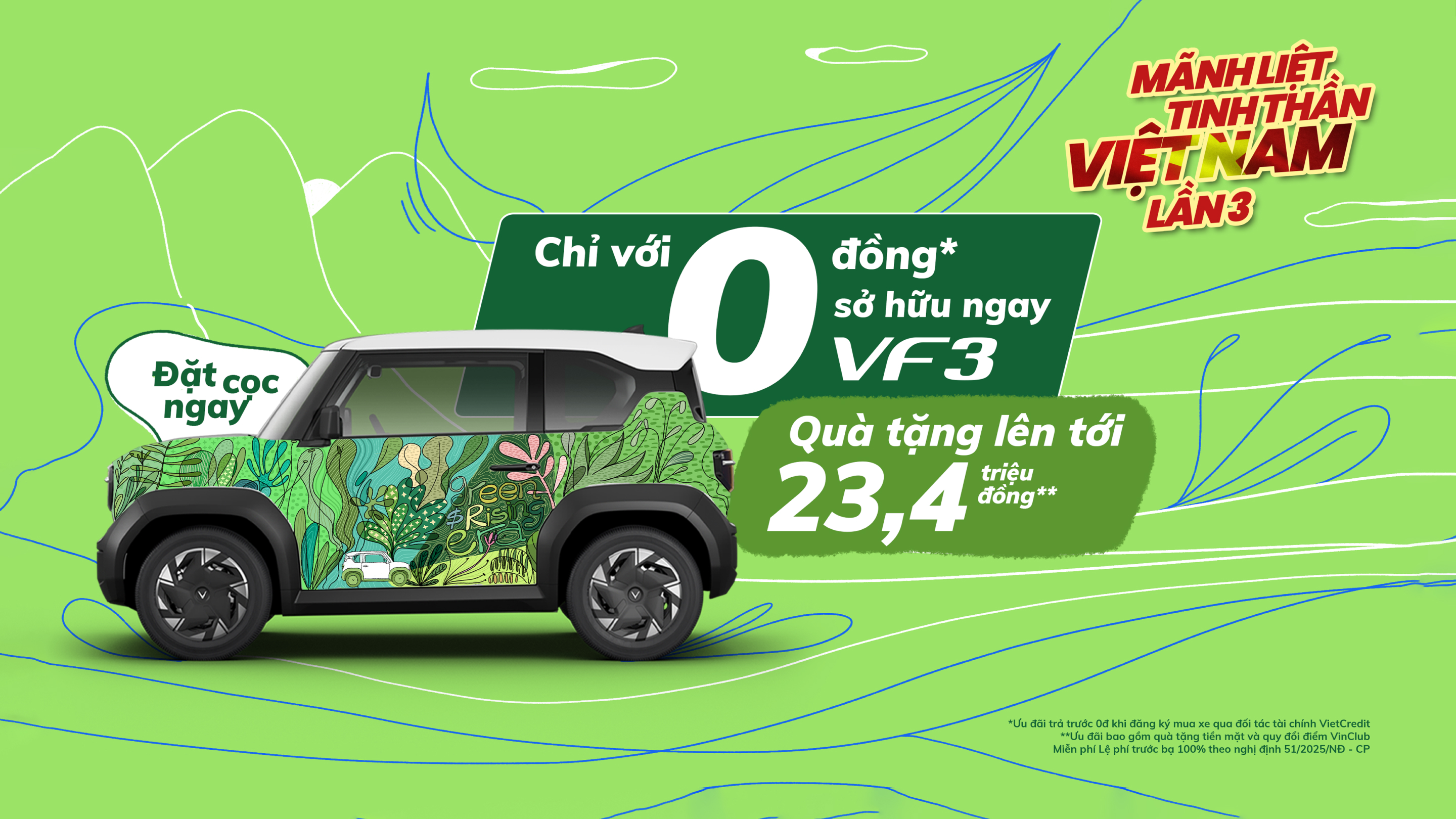 VinFast VF3 Banner